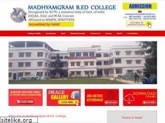 madhyamgrambedcollege.org