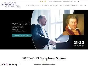 madisonsymphony.org