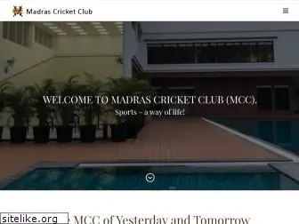 madrascricketclub.org