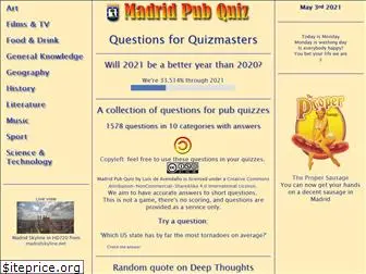 madridpubquiz.com