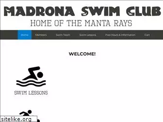 madronaswimclub.com