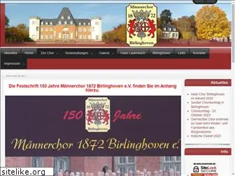 maennerchor1872birlinghoven.de