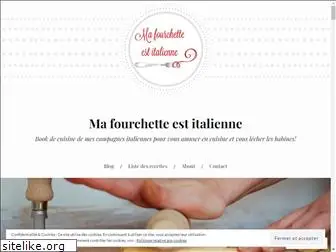 mafourchetteestitalienne.com