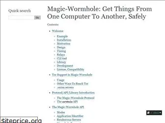 magic-wormhole.readthedocs.io