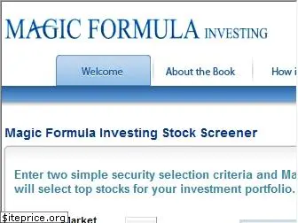 magicformulainvesting.com