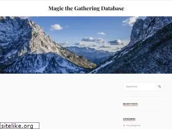 magicthegatheringdatabase.com