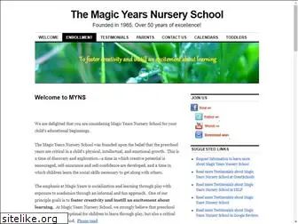 magicyearsnurseryschool.com