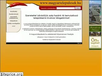 magyartelepulesek.hu