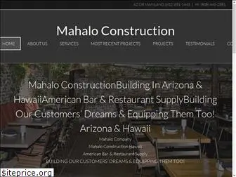 mahaloconstruction.com