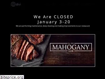 mahoganygrill.com