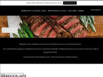 mahoganyprimesteakhouse.com