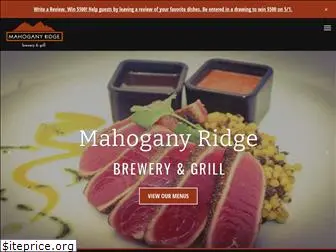 mahoganyridgebrewery.com