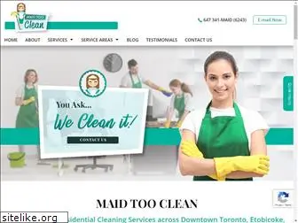 maidtooclean.ca