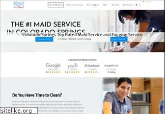 maidtoshinecleaners.com