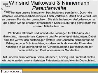maikowski-ninnemann.com