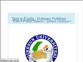 mail.giresun.edu.tr