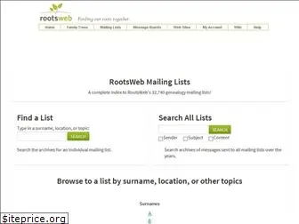 mailinglists.rootsweb.com