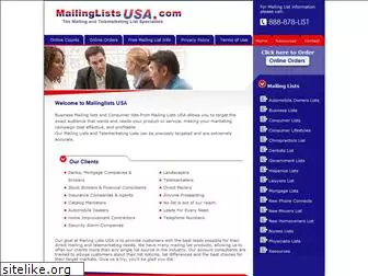 mailinglistsusa.com