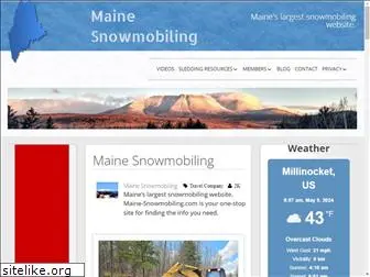 maine-snowmobiling.com