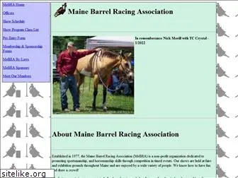 mainebarrelracing.com