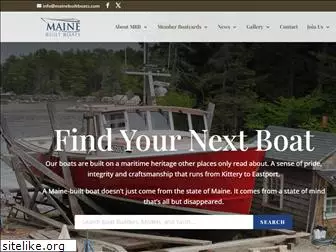 mainebuiltboats.com