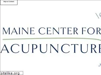 mainecenterforacupuncture.com