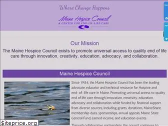 mainehospicecouncil.org