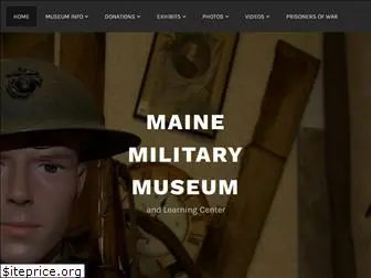 mainemilitarymuseum.org