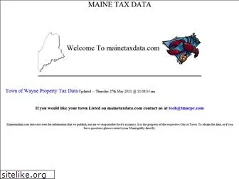 mainetaxdata.com