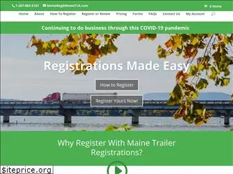 mainetrailerregistrations.com