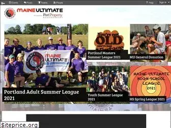 maineultimate.org