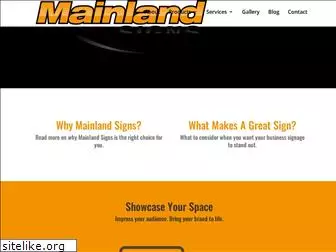 mainlandsigns.com