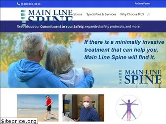 mainlinespine.com