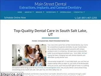 mainstreetdentalslc.com