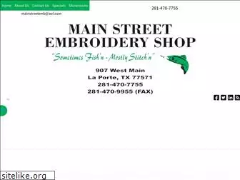 mainstreetembroideryshop.com