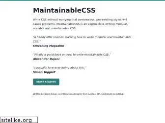 maintainablecss.com