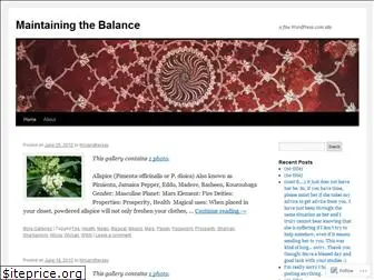 maintainbalance.wordpress.com