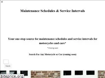 maintenanceschedule.net