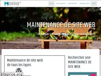 maintenancesiteweb.com