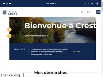 mairie-crest.fr