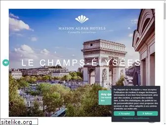 maison-albar-hotel-paris-champs-elysees.com