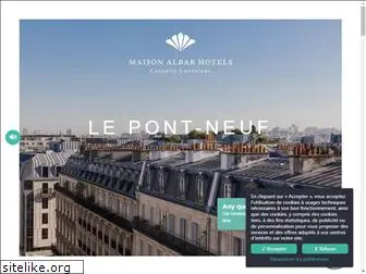 maison-albar-hotels-le-pont-neuf.com