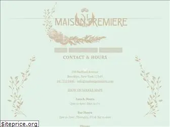 maisonpremiere.com