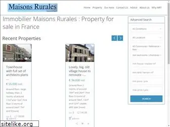 maisonsrurales.com