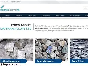 maithanalloys.com