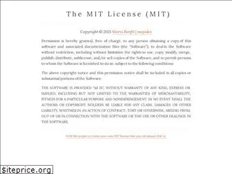 majodev.mit-license.org