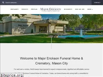 majorericksonfuneralhome.com