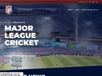 majorleaguecricket.com