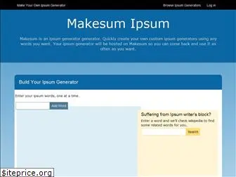 makesum.com