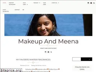 makeupandmeena.com